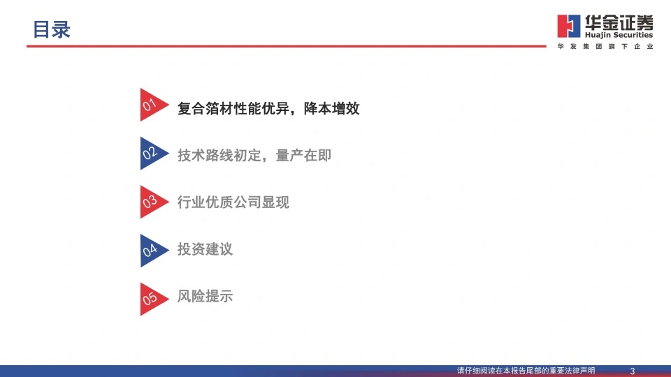 复合铜箔行业研究报告：复合箔材产业化进程加速，量产在即